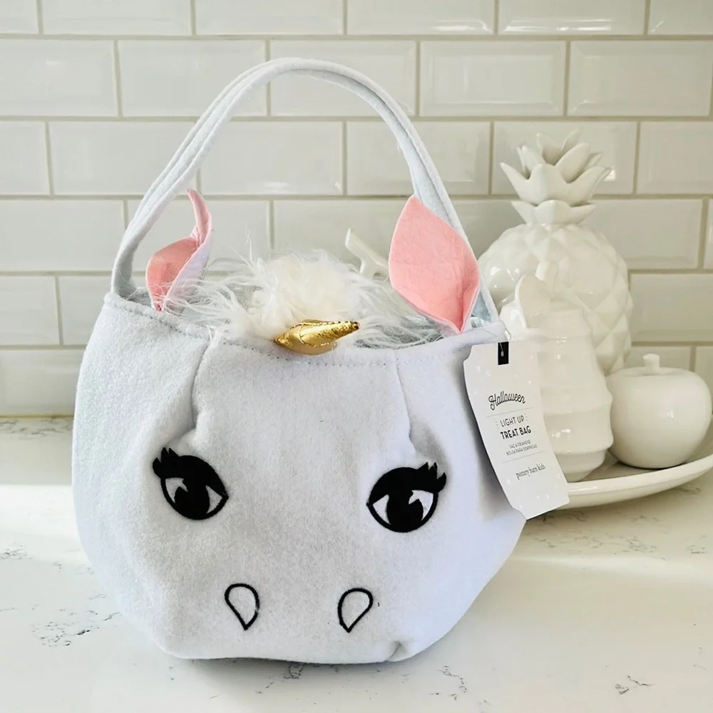 Pottery Barn Kids Light Up Unicorn Treat Bag
